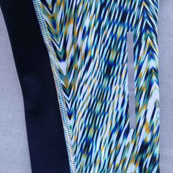 Nike Dri-Fit Running Leggings M SAMPLE multicolor hidden pockets drawstring - Picture 7 of 16